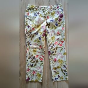 Lands' End Floral Straight Leg Pants - Multicolor